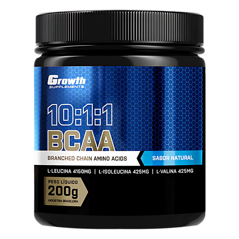 BCAA (10:1:1) (200G) (EM PÓ) - GROWTH SUPPLEMENTS