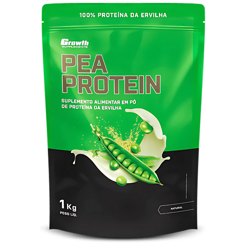 PROTEÍNA DA ERVILHA - PEA PROTEIN (1KG) - GROWTH SUPPLEMENTS