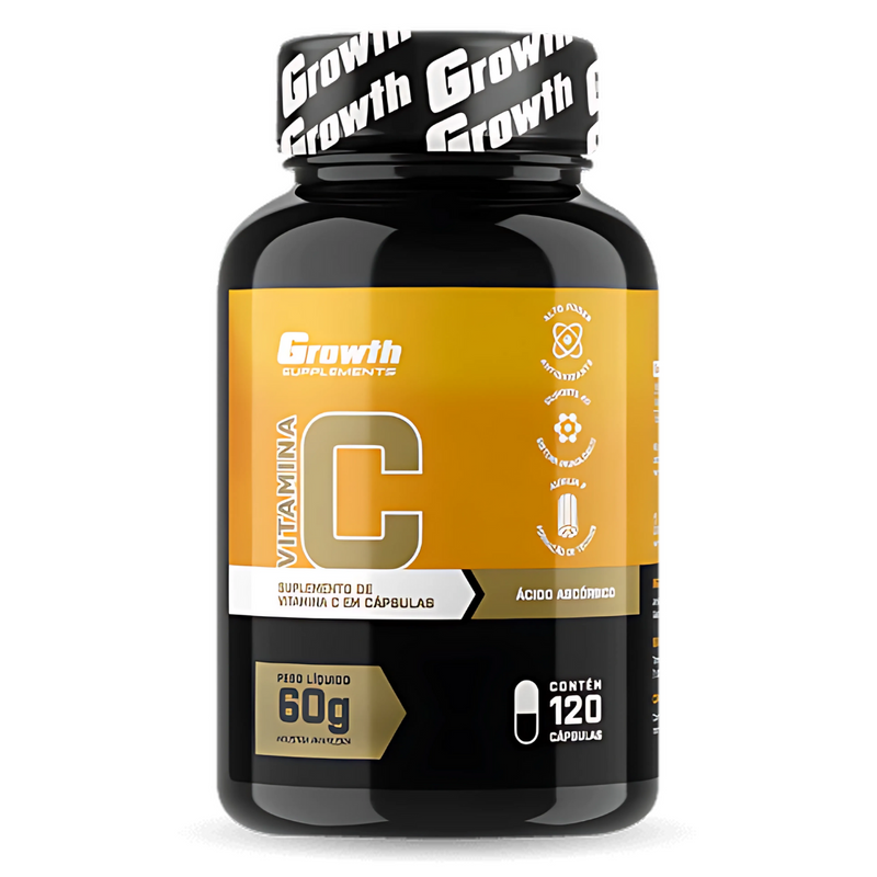 VITAMINA C (120 CAPS) - GROWTH SUPPLEMENTS