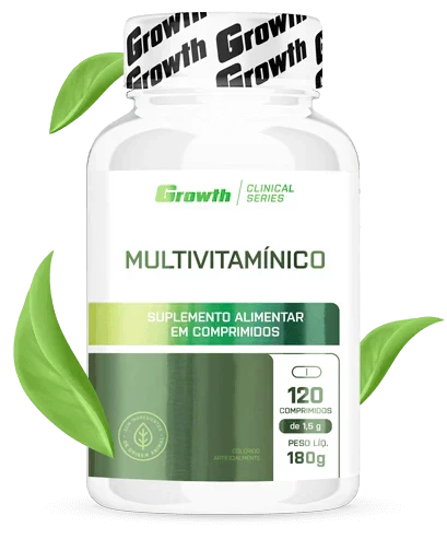 MULTIVITAMÍNICO VEGANO 120COMP - GROWTH SUPPLEMENTS